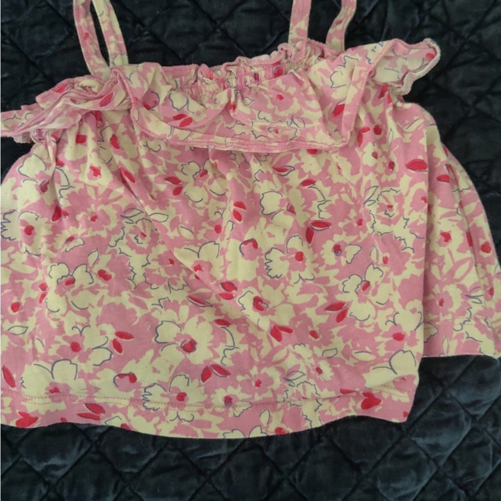 Zara Pink Floral Kids Top